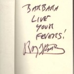 Нина Большакова. Автограф Рэя Бредбери